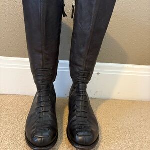 John Fluevog Babette boots tall size 10
